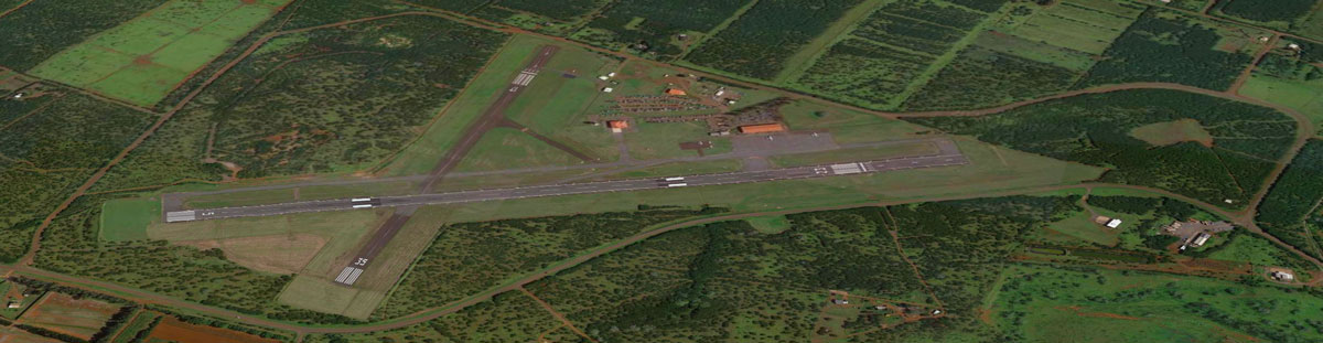 Molokai airport aerial