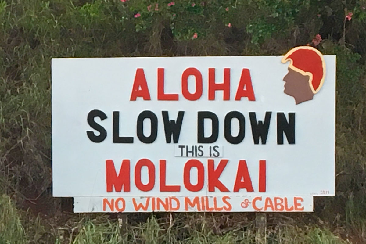 Molokai sign