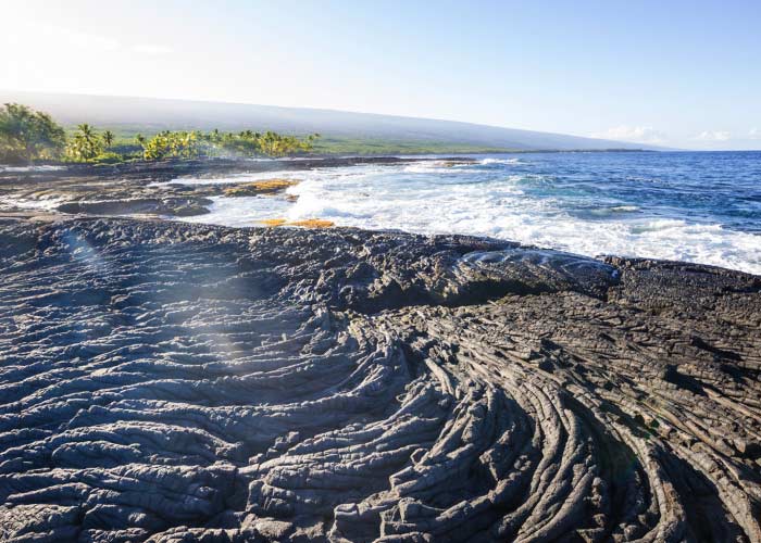 Lava on the Big Island of Hawaii