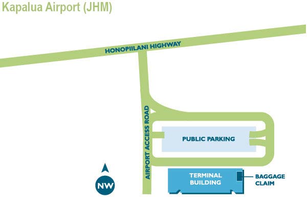 JHM airport map